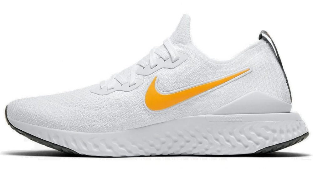 NIKE EPIC REACT FLYKNIT WHITE AND YELLOW