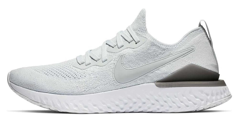 NIKE EPIC REACT FLYKNIT GREY AND WHITE