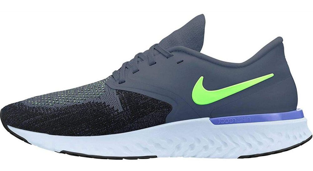 NIKE EPIC REACT FLYKNIT BLUE AND YELLOW